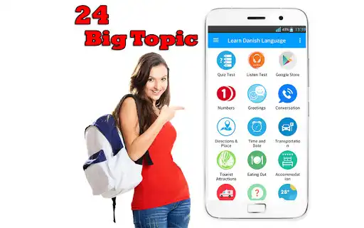 Play Learn Danish Offline Lite  and enjoy Learn Danish Offline Lite with UptoPlay