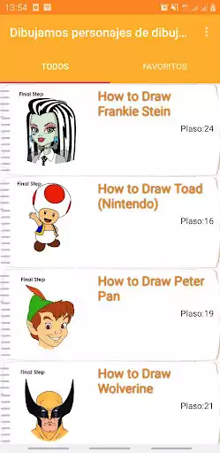 Play Learn Draw cartoon characters  and enjoy Learn Draw cartoon characters with UptoPlay