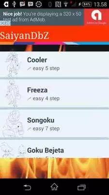 Play learn draw dbz saiyan