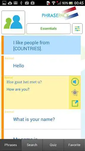 Play Learn Dutch Phrasebook