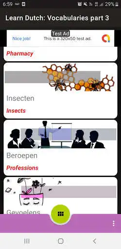 Play Learn Dutch: words and vocabulary part 3 as an online game Learn Dutch: words and vocabulary part 3 with UptoPlay