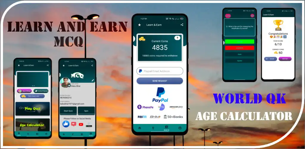 Play Learn  Earn World GK MCQ Quiz  and enjoy Learn  Earn World GK MCQ Quiz with UptoPlay
