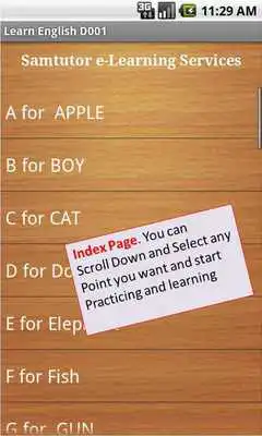 Play Learn English D001
