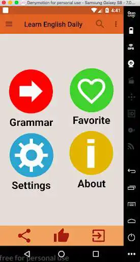 Play Learn English Daily - English Grammar  and enjoy Learn English Daily - English Grammar with UptoPlay