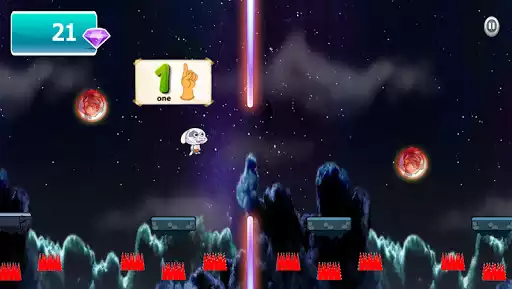 Play Learn English Numbers Jumping as an online game Learn English Numbers Jumping with UptoPlay