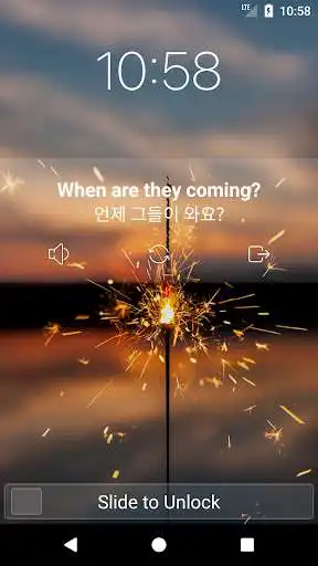 Play Learn English on Lock Screen