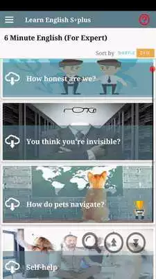 Play Learn English S+plus, Slow Easy News with VOA, BBC