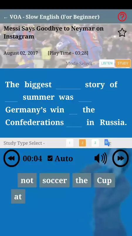 Play Learn English S+plus, Slow Easy News with VOA, BBC