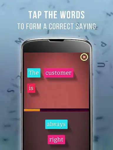 Play Learn English Vocabulary & Sayings- Sayings Master as an online game Learn English Vocabulary & Sayings- Sayings Master with UptoPlay