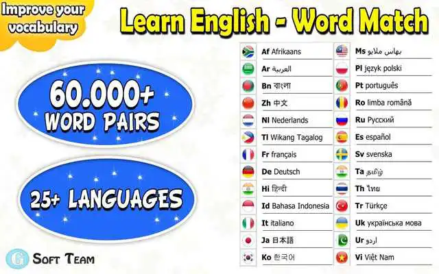 Play Learn English - Word Match