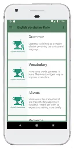 Play Learn English Words Daily  and enjoy Learn English Words Daily with UptoPlay
