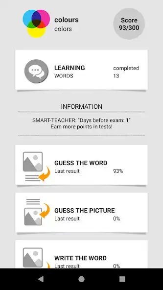 Play Learn English words with ST as an online game Learn English words with ST with UptoPlay