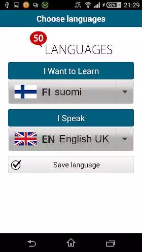 Play Learn Finnish - 50 languages as an online game Learn Finnish - 50 languages with UptoPlay