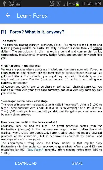 Play Learn Forex (For Beginners) as an online game Learn Forex (For Beginners) with UptoPlay