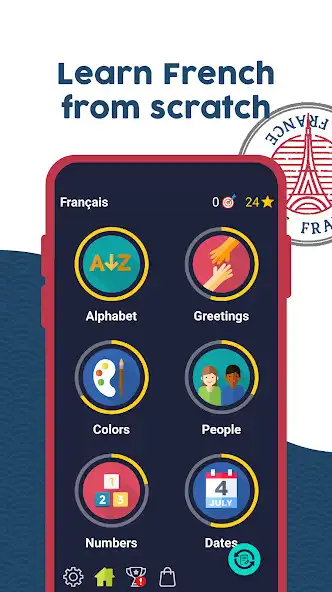 Play Learn French. Beginners  and enjoy Learn French. Beginners with UptoPlay