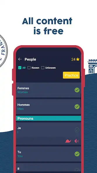 Play Learn French. Beginners as an online game Learn French. Beginners with UptoPlay