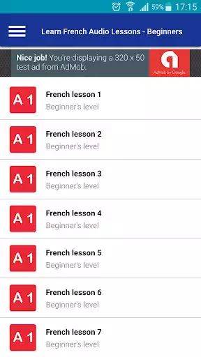 Play Learn French for Beginners as an online game Learn French for Beginners with UptoPlay