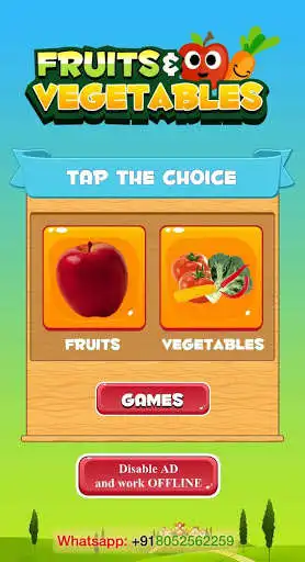Play Learn Fruits and Vegetables  and enjoy Learn Fruits and Vegetables with UptoPlay