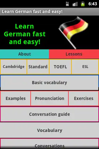 Play Learn German fast  easy