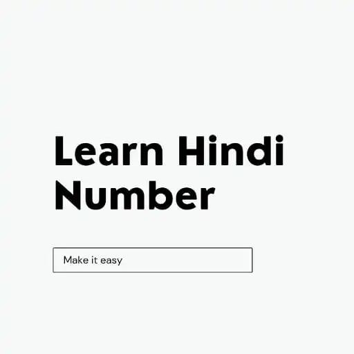 Play Learn hindi numbers APK