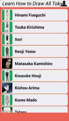 Play Learn How to Draw All Tokyo Ghoul