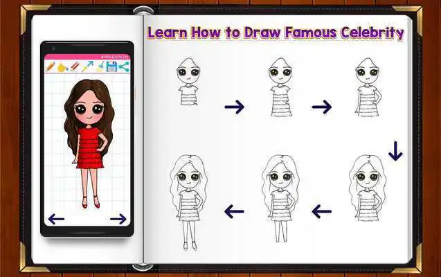 Play Learn How to Draw Chibi Famous Celebrities