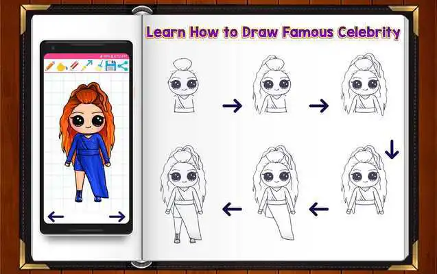 Play Learn How to Draw Chibi Famous Celebrities