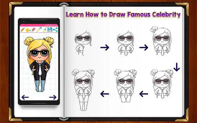 Play Learn How to Draw Chibi Famous Celebrities