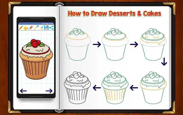 Play Learn How to Draw Desserts
