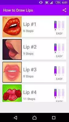Play Learn How to Draw Lips