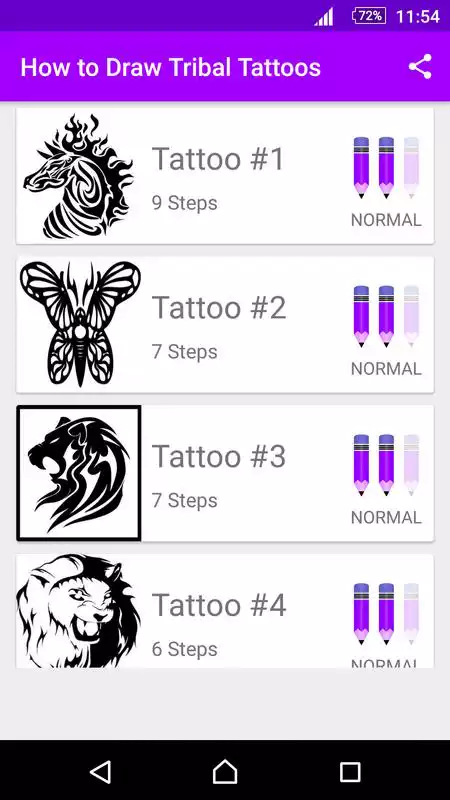 Play Learn How to Draw Tribal Tattoos