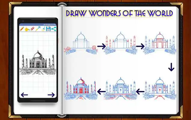 Play Learn How to Draw World Wonders  Famous Places