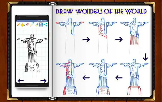 Play Learn How to Draw World Wonders  Famous Places