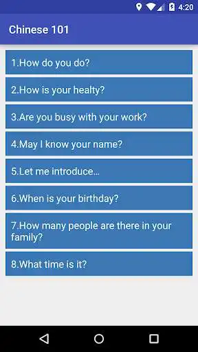 Play Learning Chinese 101