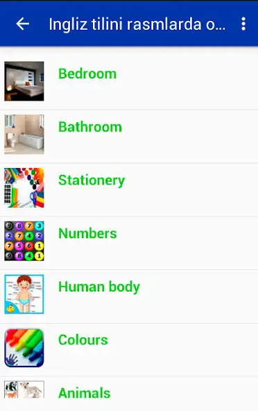 Play Learning English by pictures  and enjoy Learning English by pictures with UptoPlay