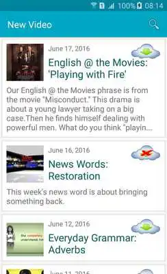 Play Learning English VOA By News