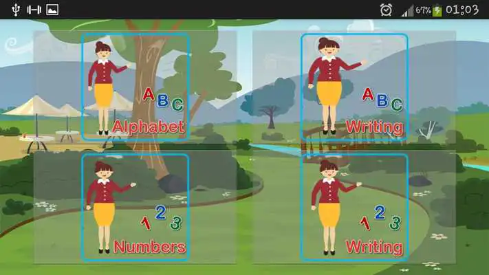 Play Learning Kids alphabet numbers