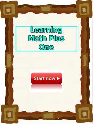 Play Learning Math Plus One Play Learning Math Plus One