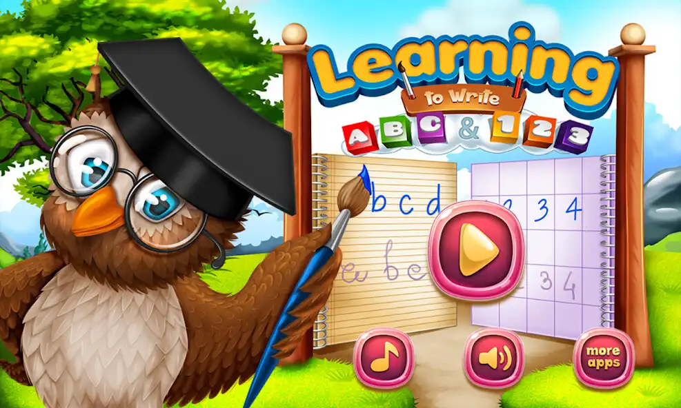 Play Learning to Write ABC and 123 - Game for Toddlers  and enjoy Learning to Write ABC and 123 - Game for Toddlers with UptoPlay