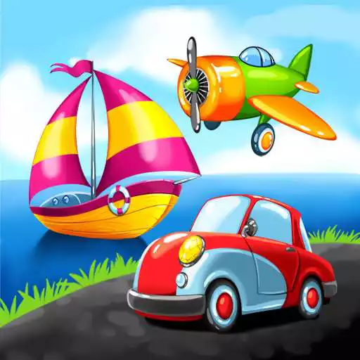 Run free android online Learning Transport Vehicles for Kids and Toddlers APK