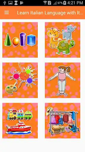 Play Learn Italian Language with Italian Flash Cards