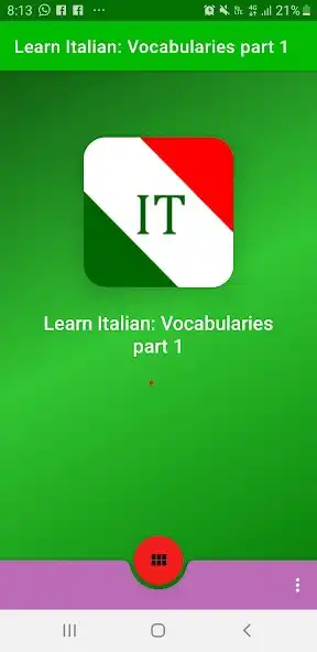 Play Learn Italian: vocabulary and   and enjoy Learn Italian: vocabulary and  with UptoPlay