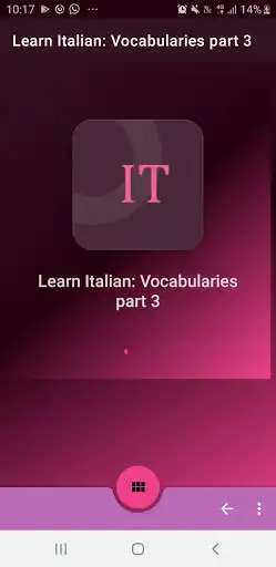 Play Learn Italian: vocabulary and words, part 3  and enjoy Learn Italian: vocabulary and words, part 3 with UptoPlay