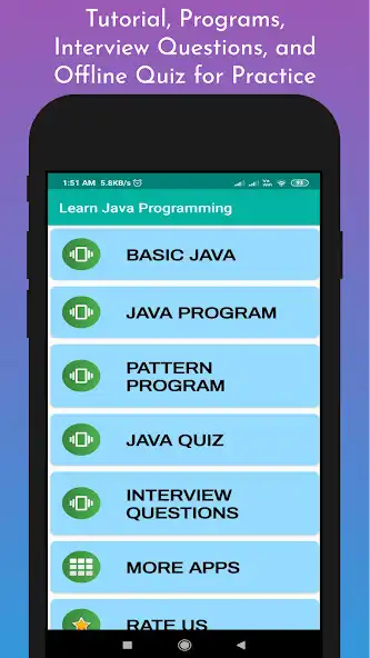 Play APK Learn Java Programming - Practice and Learn  and enjoy Learn Java Programming - Practice and Learn with UptoPlay com.practice_o_learn.javaprogramming