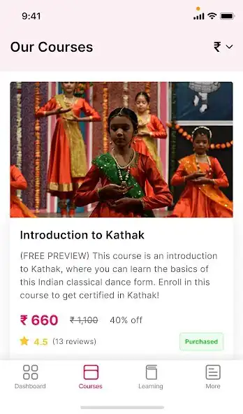 Play Learn Kathak as an online game Learn Kathak with UptoPlay