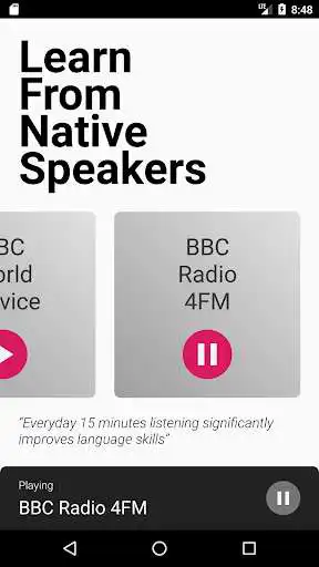 Play Learn Language via Listening Radio  and enjoy Learn Language via Listening Radio with UptoPlay
