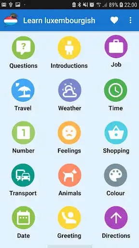 Play Learn Luxembourgish Easy  and enjoy Learn Luxembourgish Easy with UptoPlay