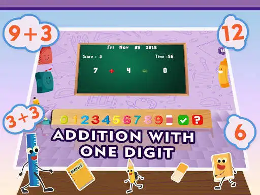 Play Learn Math Addition Quiz App  and enjoy Learn Math Addition Quiz App with UptoPlay