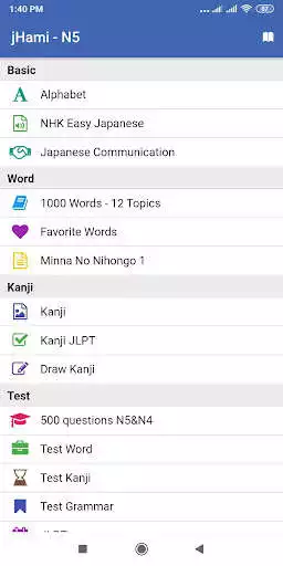 Play Learn Minna No Nihongo - jHami  and enjoy Learn Minna No Nihongo - jHami with UptoPlay