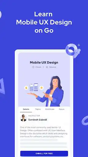 Play Learn Mobile UX Design - ProApp as an online game Learn Mobile UX Design - ProApp with UptoPlay